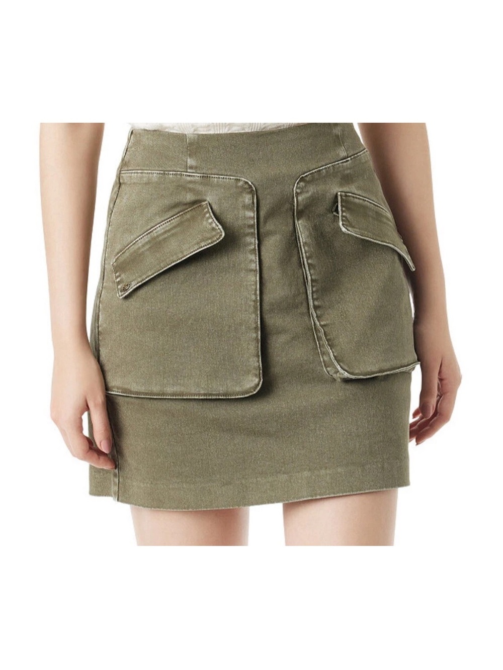 Sam Edelman Women's Celia Cotton Cargo-Pocket Mini Skirt Sz 2 & 6
